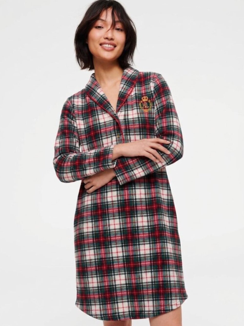 Lauren Ralph Lauren Plaid Sleep Shirt